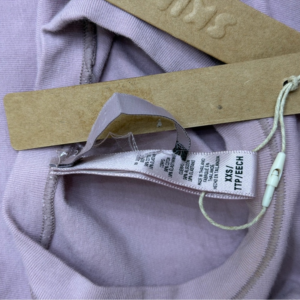 NWT Skims Cotton Jersey Long Sleeve
T-Shirt XXS - Picture 6 of 6